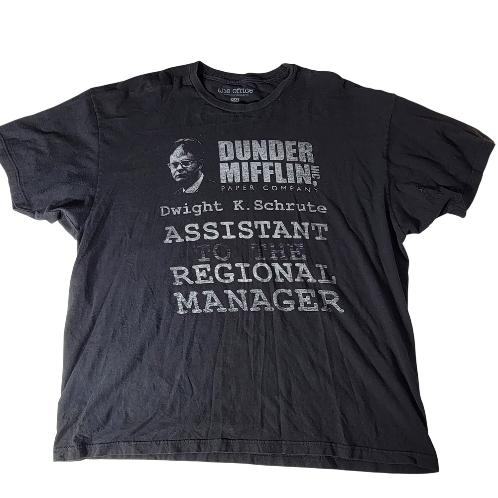 The Office Dwight Schrute Dunder Mifflin Assistant Regional Manager Shirt 2XL